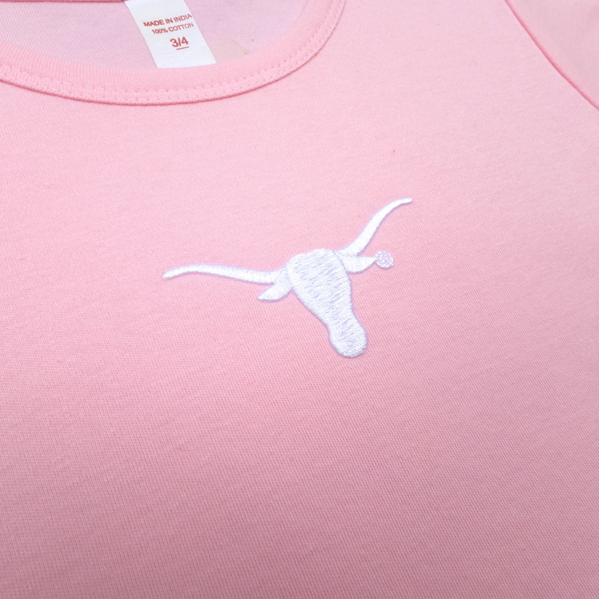 Toddler Texas Longhorns Lettuce Hem Tee - Image 4