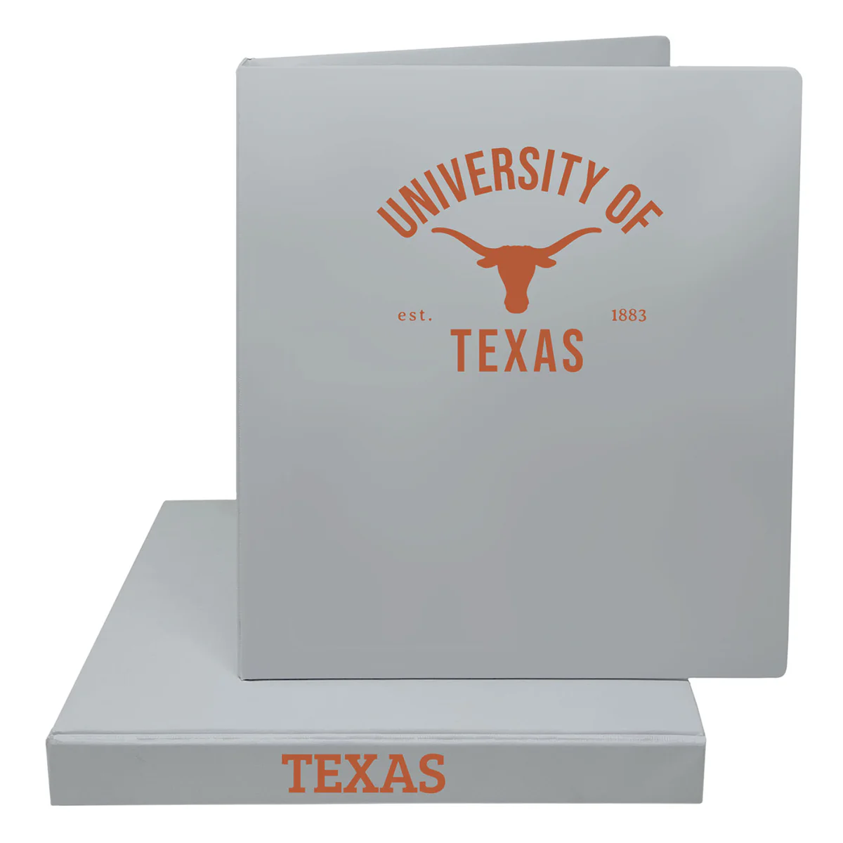 University of Texas 1" Binder - Charcoal