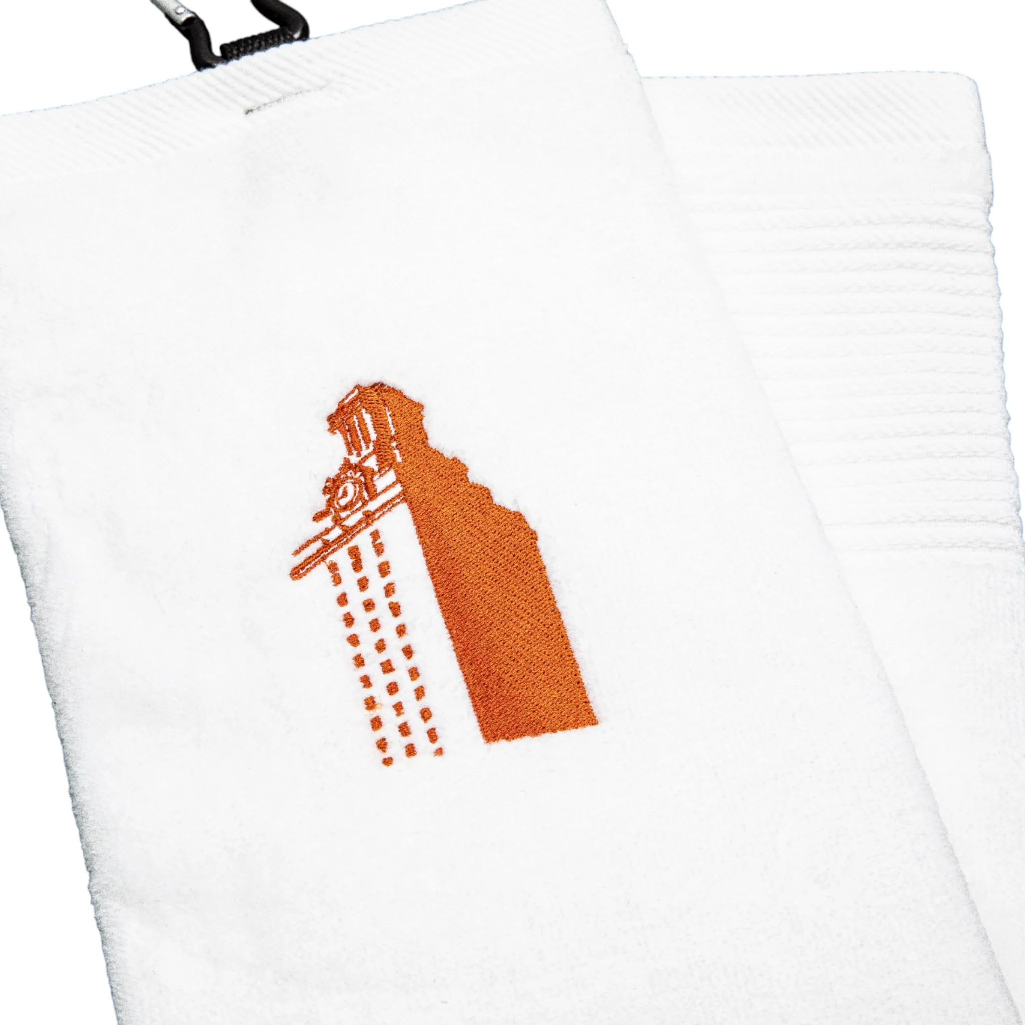 University of Texas Tower Embroidered Golf Towel - Image 2
