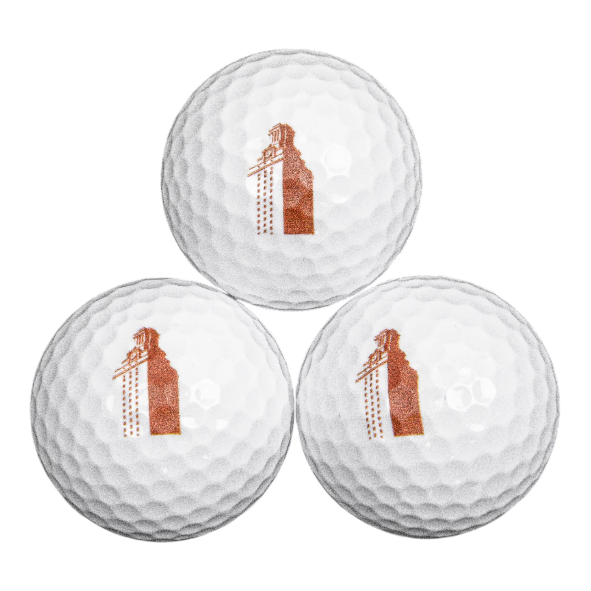 University of Texas Tower Golf Balls 3 Pack