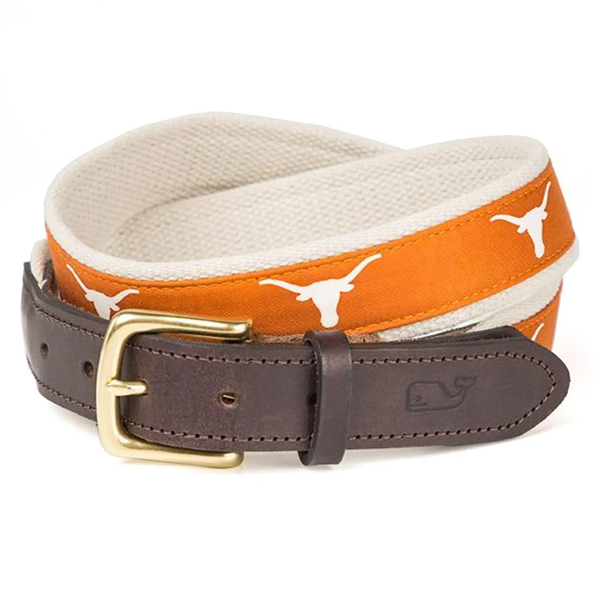 Vineyard Vines Texas Longhorns Ribbon Belt