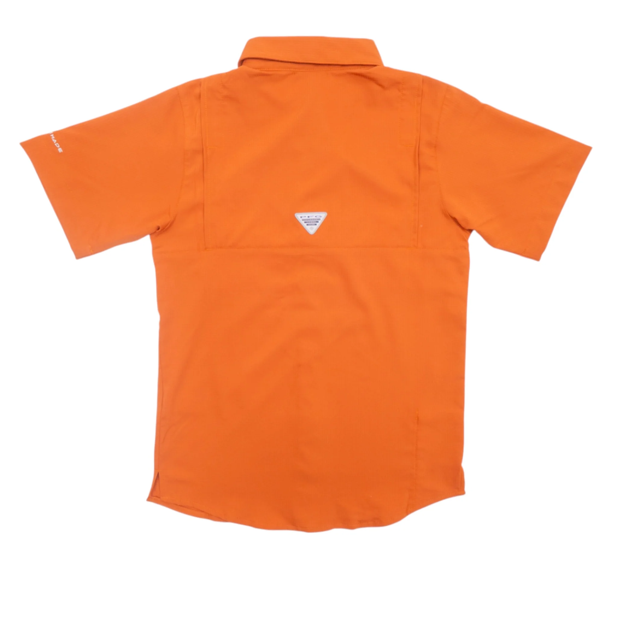 Youth Columbia Texas Longhorns Tamiami Short Sleeve Shirt - Image 4