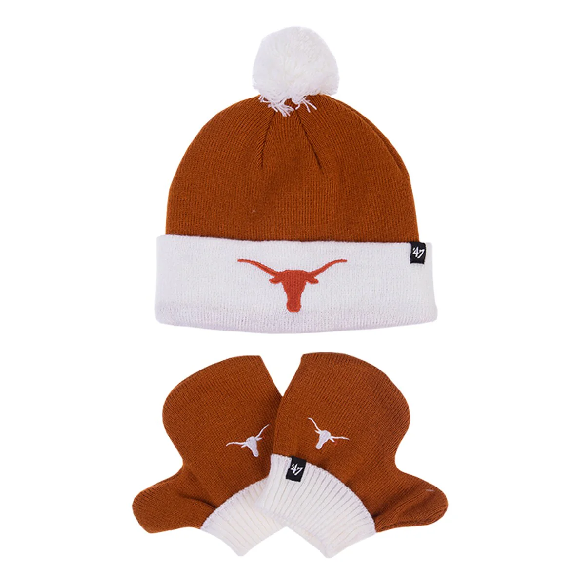 Youth Texas Longhorns '47 Bam Bam Knit Set