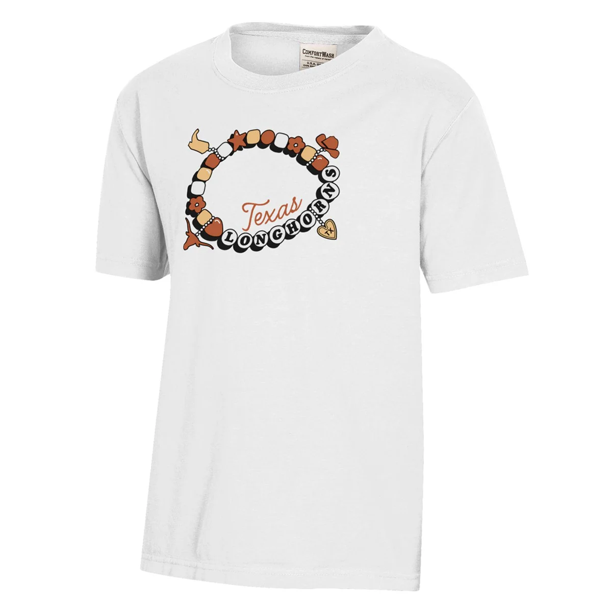 Youth Texas Longhorns Friendship Bracelet Tee