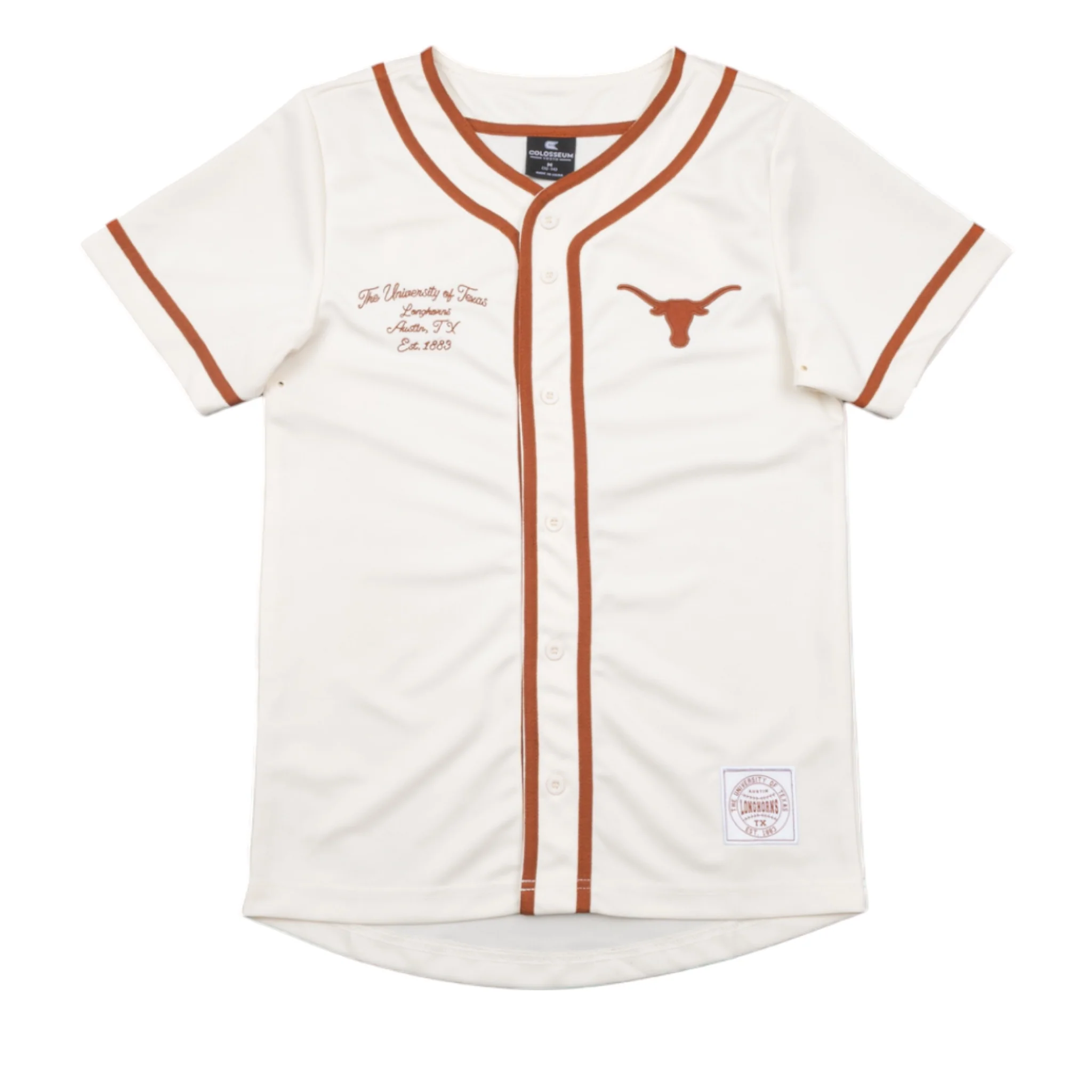 Youth Texas Longhorns Hunter Seeker Baseball Jersey