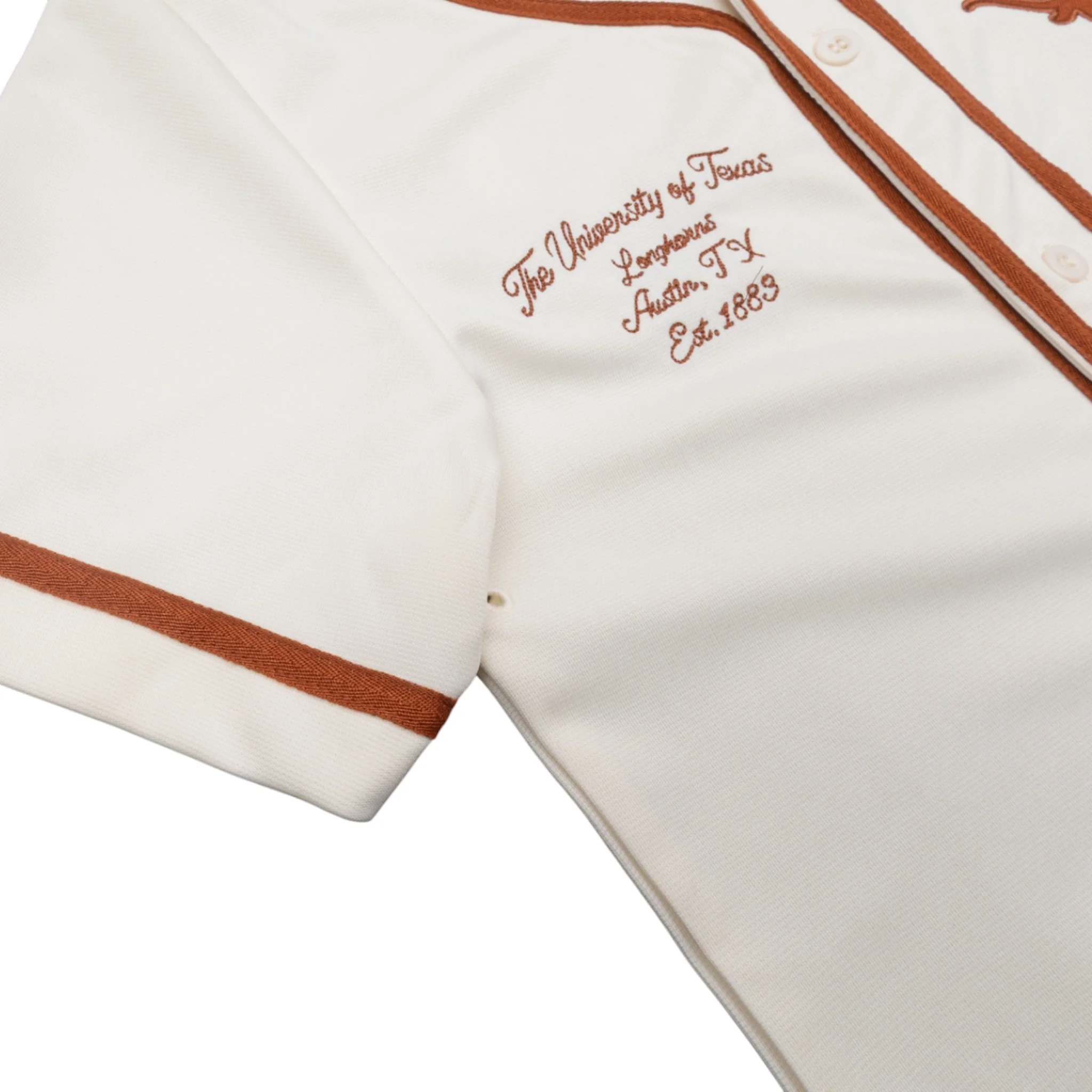 Youth Texas Longhorns Hunter Seeker Baseball Jersey - Image 4