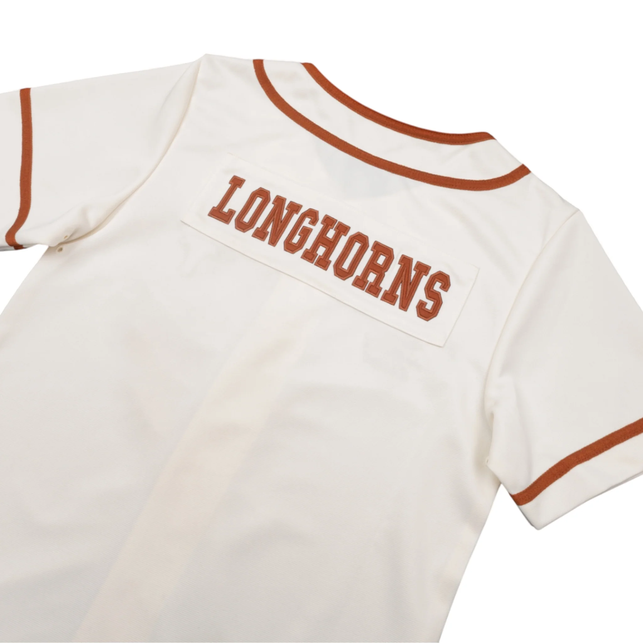 Youth Texas Longhorns Hunter Seeker Baseball Jersey - Image 9