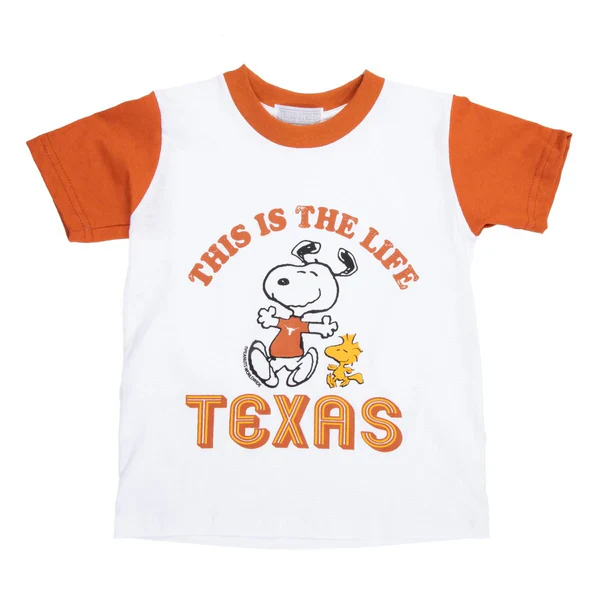 Youth Texas Longhorns This is Life Snoopy Tee - Image 2