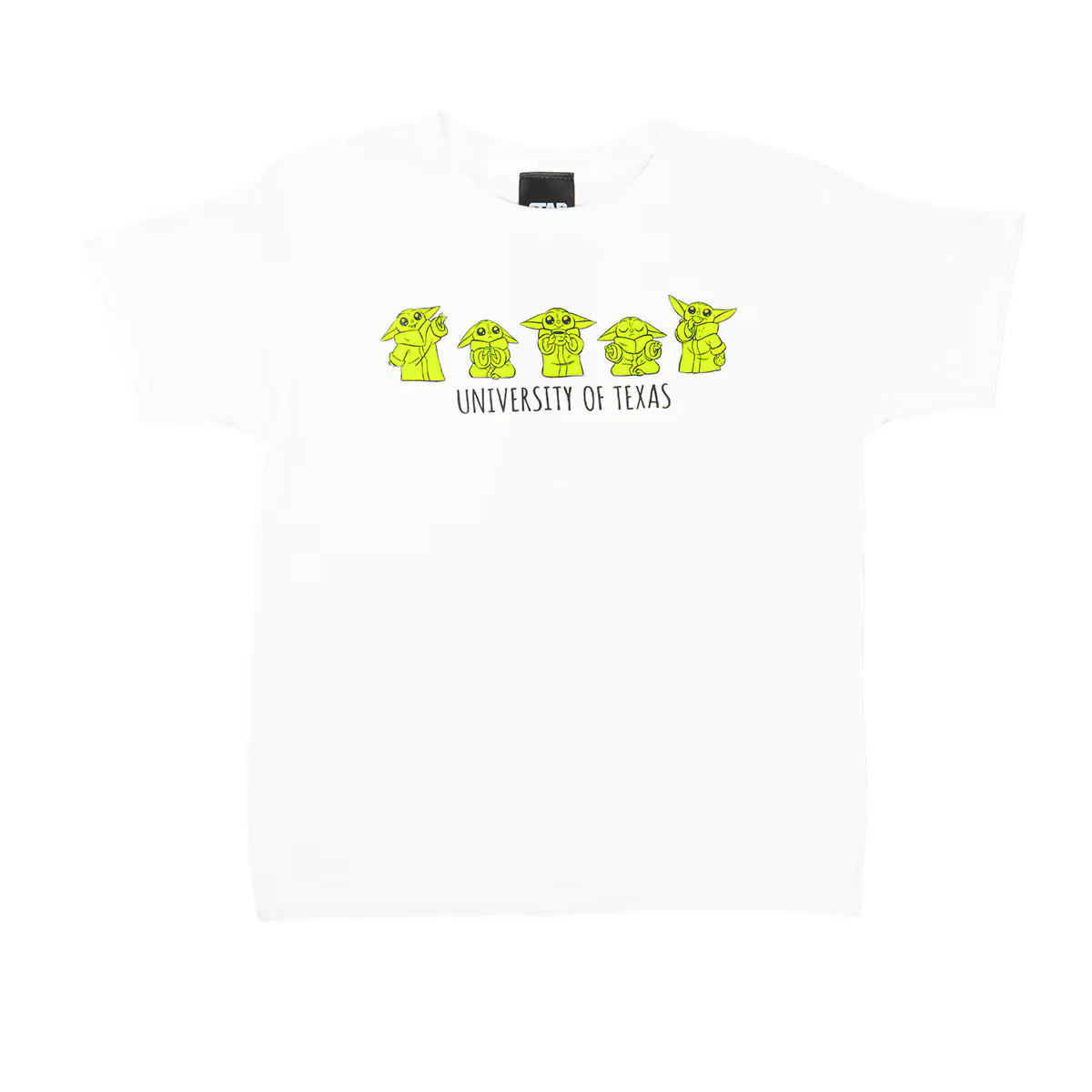 Youth Texas Longhorns Star Wars Baby Yoda Tee